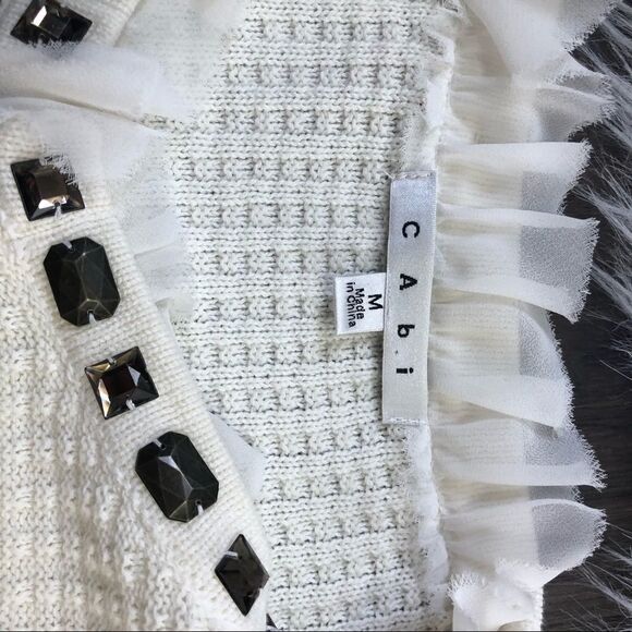 CAbi Gabrielle Waffle Knit Cardigan - Picture 8 of 9